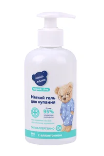 Гель Наша Мама для купания мягкого действия Organic line 300 мл
