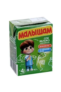 Сок Фрутоняня Малышам яблоко осв 0,2 л