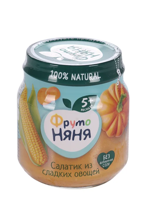 Пюре Фрутоняня Салатик из сладких овощей (с 5 мес) 110 гр