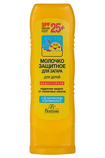 Молочко Флоресан дет для загара водост / защитн SPF25+ 125 мл