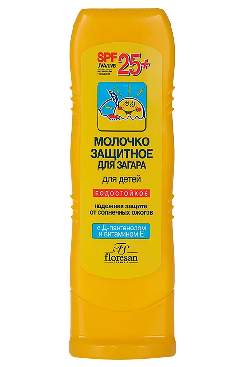Молочко Флоресан дет для загара водост / защитн SPF25+ 125 мл