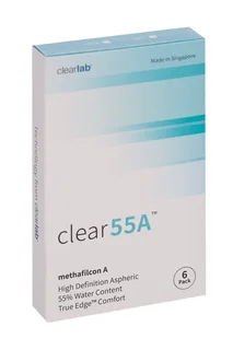 Линзы Clearlab Clear55 А контактные R 8,7 (диоптрия +1,5) 6 шт