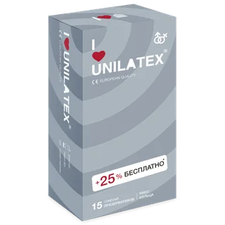 Презервативы Unilatex Ribbed 15 шт