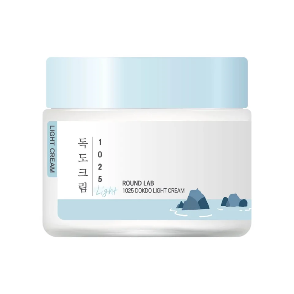 Лёгкий увлажняющий крем с комплексом минералов 1025 Dokodo Light Cream 80 мл Round Lab