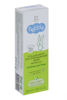 Гель Bebble для десен при прорезывании зубов bebble teething gel 0+ 20 мл