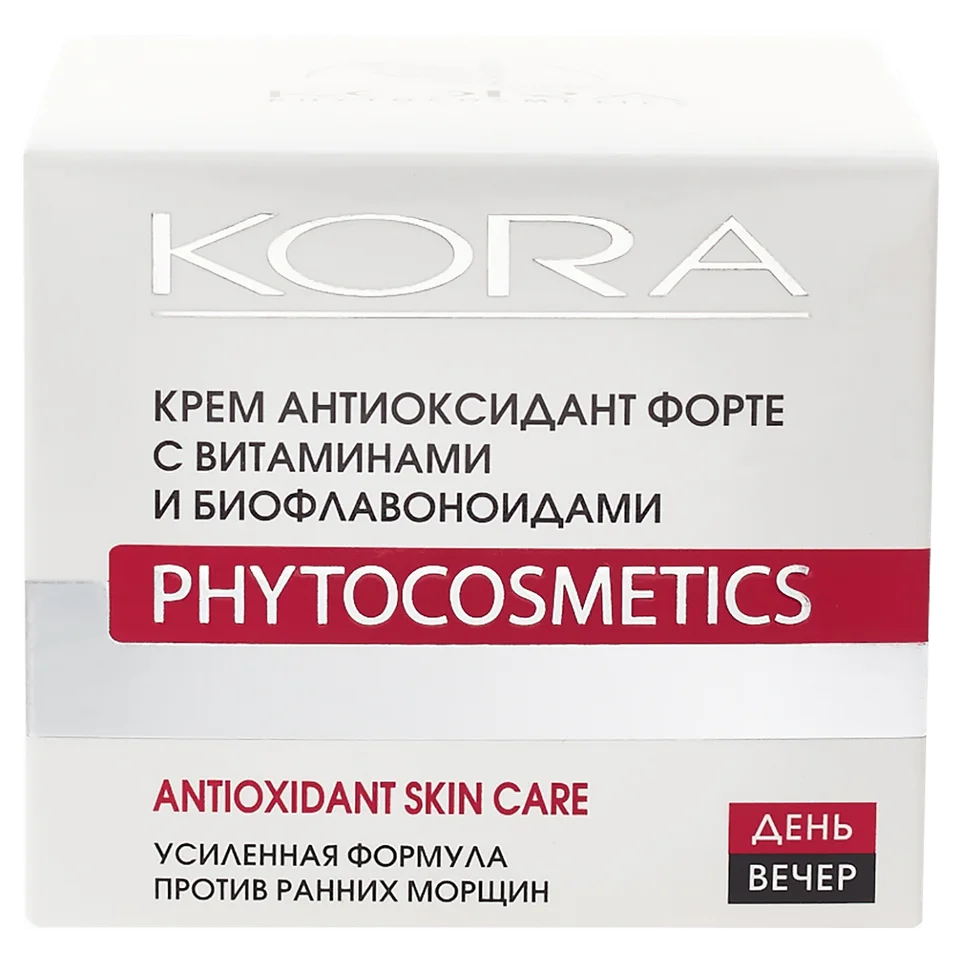 Крем Антиоксидант форте с витаминами и биофлавоноидами, 50 мл, Kora