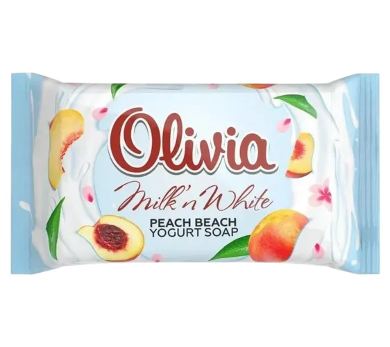 Мыло Olivia Milk n White туалетное персиковый пляж, 140 г