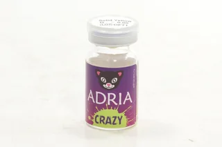 Контактные линзы Adria Crazy Solid квартальные желтый 0,00/14,0/8,6