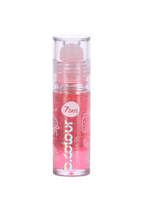 Масло 7Days b colour смягчающее для губ тон 02 Sweet Strawberry 4 мл