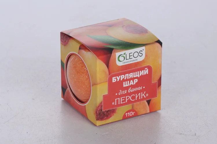 Бурлящий шар Олеос Персик 110 гр