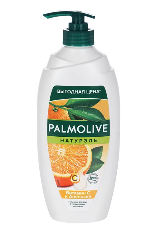 Гель-крем Palmolive для душа натурэль витамин С и апельсин 750 мл