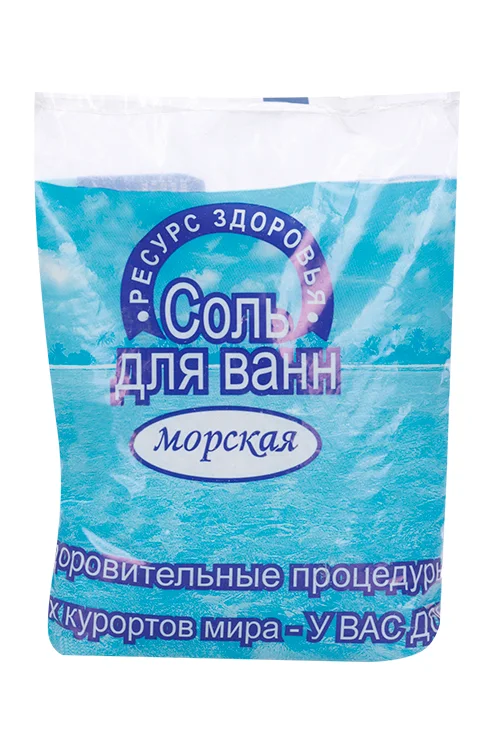 Соль для ванн Морская, 1 кг, п/э пакет