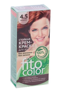 Крем-краска для волос серии Fitocolor тон 4,5 махагон 115 мл