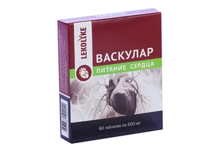 Васкулар Питание сердца Lekolike 600 мг 60 шт таблетки