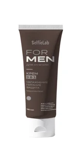 Крем SelfieLab FOR MEN 3 в1 увлажнение питание защита лицо / руки / тело 75 мл