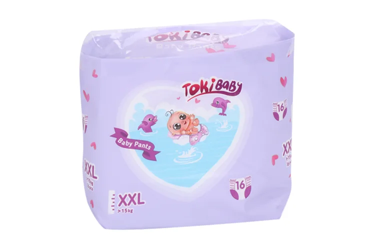 Подгузники-трусики TokiBaby дет XXL (15+ кг) 16 шт