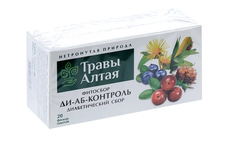 Диабетический сбор серии Алтай, 1,5 г, 20 шт