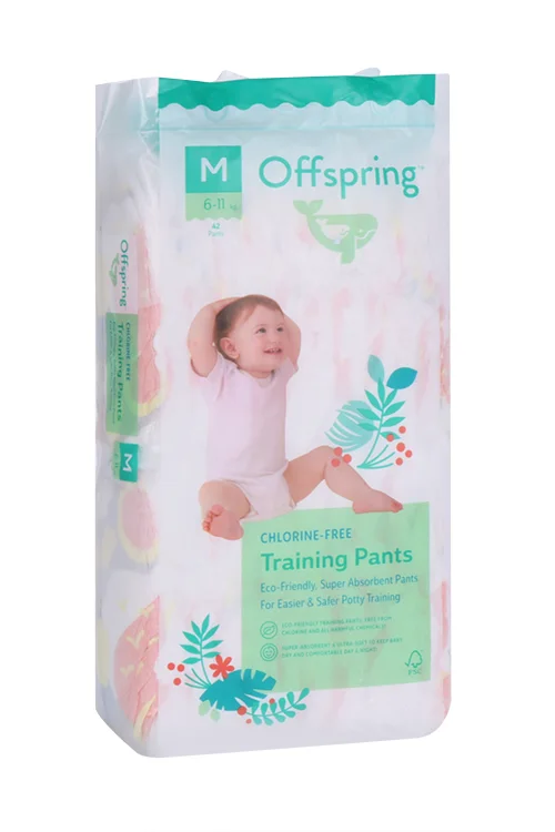 Трусики-подгузники Offspring M (6-11 кг) 42 шт Небо
