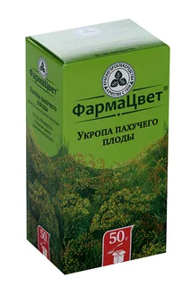 Укропа пахучего плоды ФармаЦвет 50 гр сырье растительное