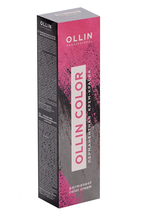 Крем-краска Ollin Professional Color перманент темно-русый корич-пепел 6/71 для вол 100 мл