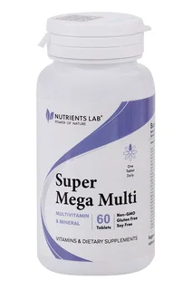 Супер Мега Мульти Nutrients Lab 60 шт таблетки