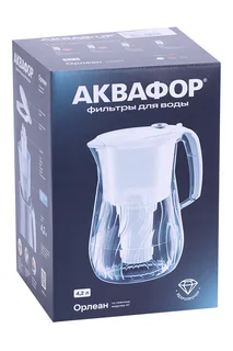 Кувшин Аквафор орлеан для воды с фильтром А7 белый 4,2 л