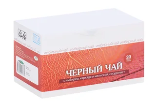 Чай черный Сосудочист имбирь / каркаде / мелисса, 1,5 г, 20 шт, ф/п