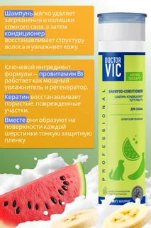 Шампунь-кондиционер Doctor Vic Тутти Фрутти для собак всех пород 250 мл