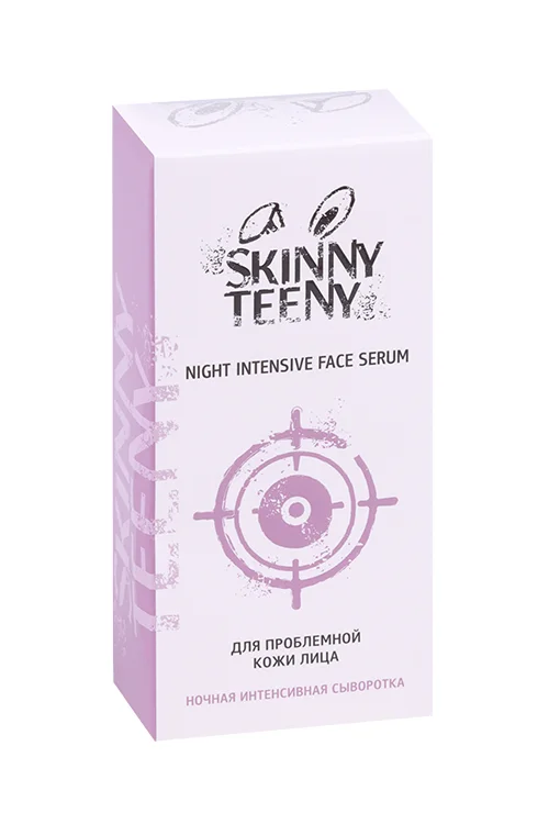 Сыворотка Skinny Teeny Акнестоп ночная интенсивная для проблемной кожи лица 30 мл