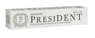 Зубная паста President для курящих 120 RDA, 75 г