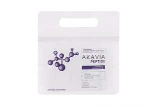 Набор маска-пленка Akavia Peptide Обновляющая для лица глубокое увлаж 15 мл 3 шт саше