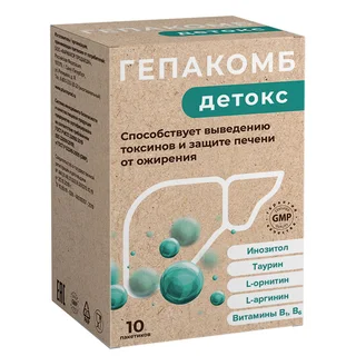 Гепакомб детокс 6 г*10 пакетиков Фармакор