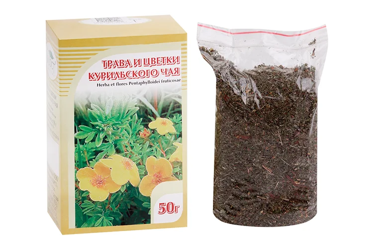 Чай Курильский трава и цветки 50 гр