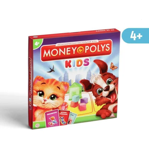 Экономическая игра ЛАС Играс «Money Polys. Kids» 4+