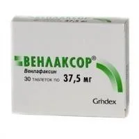 Венлаксор таб 37.5 мг 30 шт