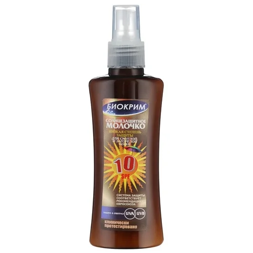 Молочко Биокрим солнцезащит SPF10 150 мл