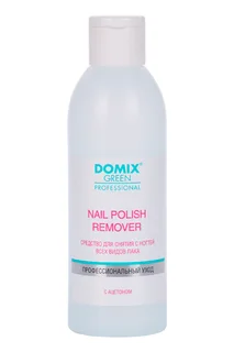 Средство Domix Green Professional для снятия всех видов лака с ацетоном 200 мл