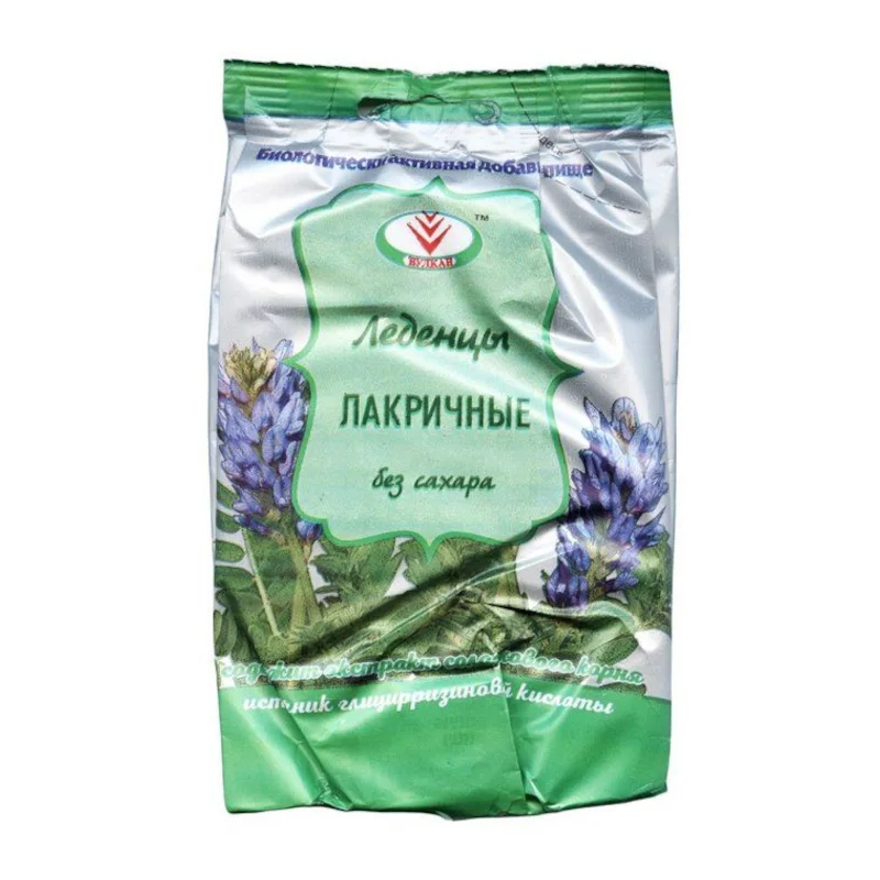 Леденцы Лакричные Без Сахара 50Г