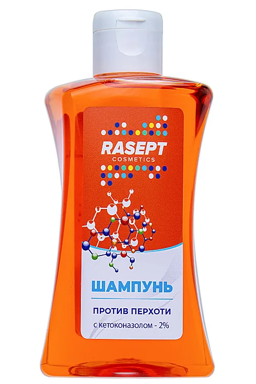 Шампунь против перхоти с кетоконазолом "Rasept" 270 мл