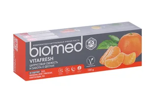 Зубная паста Biomed Vitafresh цитрусовая свежесть и забота о деснах 100 гр