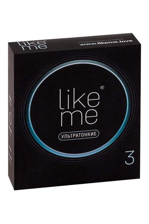 Презервативы Like ME ультратонкие 3 шт