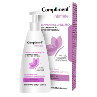 Деликатное средство для ежедневной интимной гигиены Intimate 250 мл Compliment