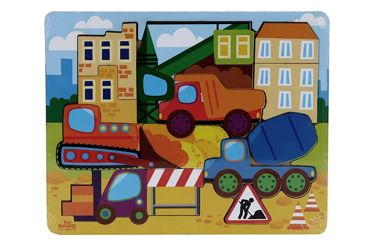Головоломка логическая "Стройплощадка" 20×25 см