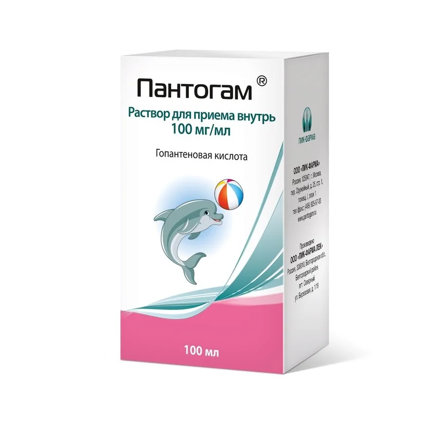 Пантогам раствор 100 мг / мл 100 мл