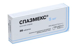 Спазмекс 5 мг 30 шт таблетки