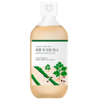 Успокаивающий тоник с экстрактом полыни Mugwort Calming Toner 300 мл Round LAB