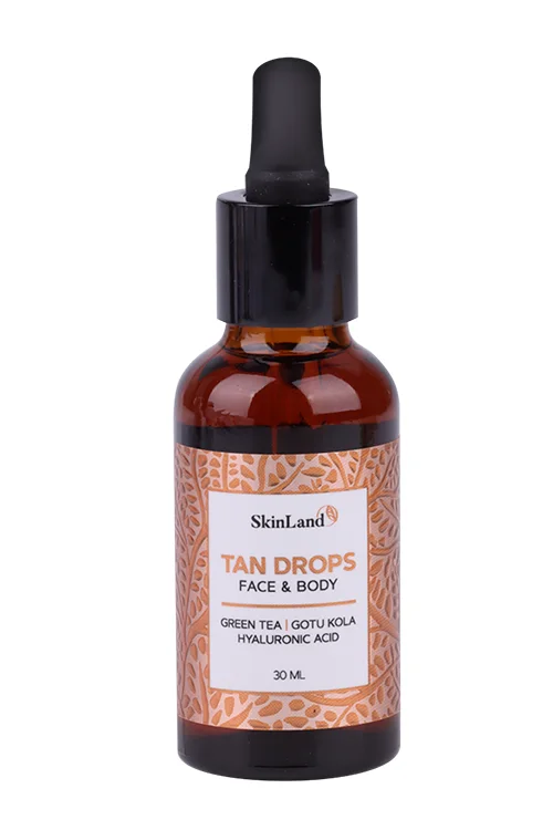 Гель-автозагар SkinLand Tan Drops для лица и тела 30 мл