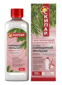 Скипар набор терапевт. для ванн-03 (эмульсия смешанная) 500 мл