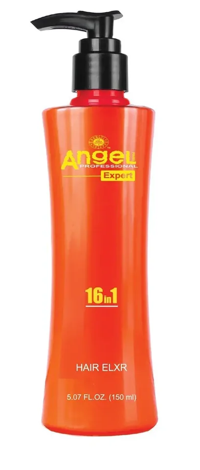 Несмываемый крем для волос 16 в 1 для защиты и блеска волос Angel Expert Hair Elxr 150 мл