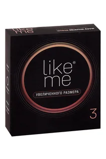 Презервативы Like ME увеличенного размера 3 шт